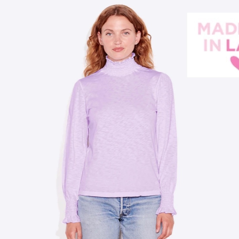 Sundry Lilac Long Sleeve Top